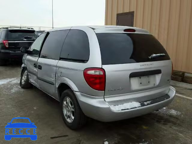 2003 DODGE CARAVAN SE 1D4GP25393B219169 image 2