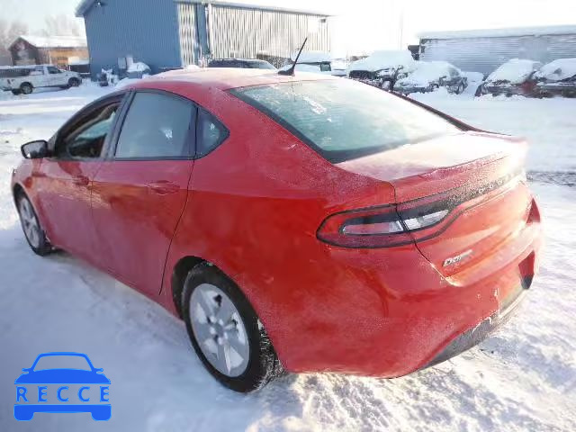 2016 DODGE DART SXT 1C3CDFBB6GD728125 image 2