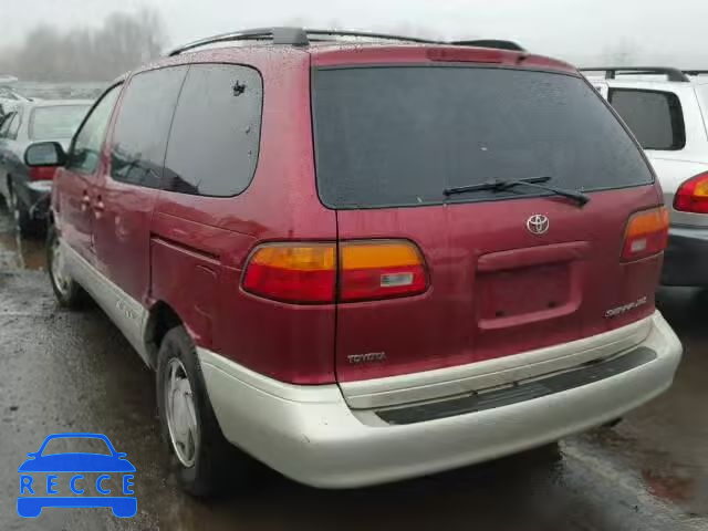 1998 TOYOTA SIENNA LE/ 4T3ZF13C4WU083017 зображення 2