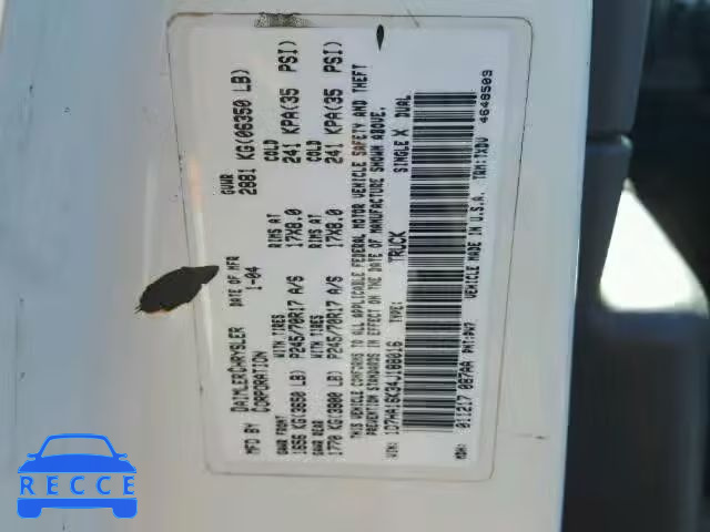 2004 DODGE RAM 1500 S 1D7HA16K34J188016 image 9