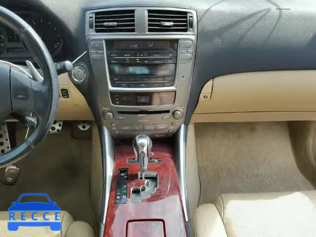 2007 LEXUS IS 250 JTHBK262372032882 image 8