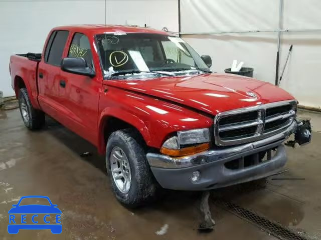 2002 DODGE DAKOTA QUA 1B7HL48X02S651106 зображення 0