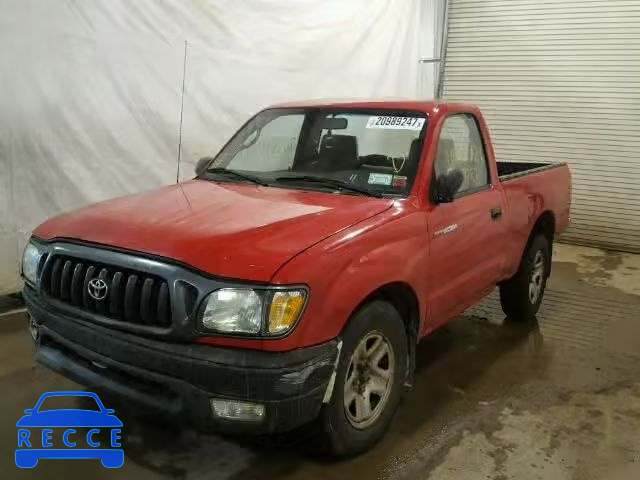 2001 TOYOTA TACOMA 5TENL42N61Z872732 image 1