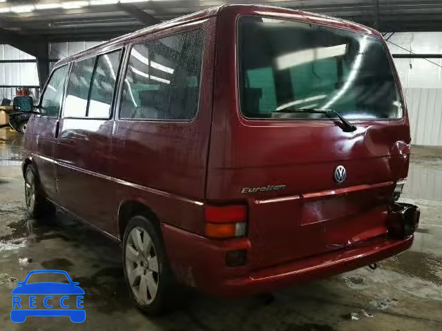 2002 VOLKSWAGEN EUROVAN GL WV2KB47002H064299 image 2