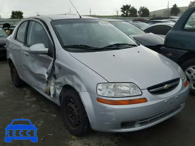 2006 CHEVROLET AVEO/LS KL1TD56636B547200 зображення 0