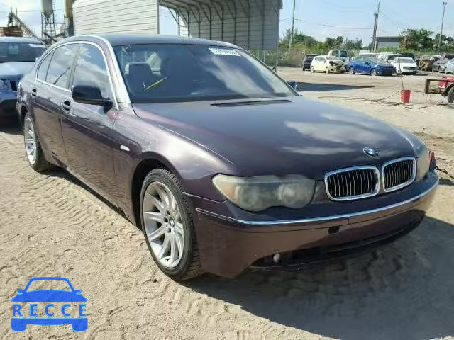 2003 BMW 745LI WBAGN63493DR08376 image 0