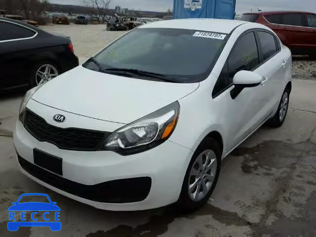 2013 KIA RIO LX KNADM4A37D6199988 зображення 1