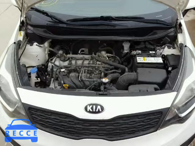 2013 KIA RIO LX KNADM4A37D6199988 зображення 6