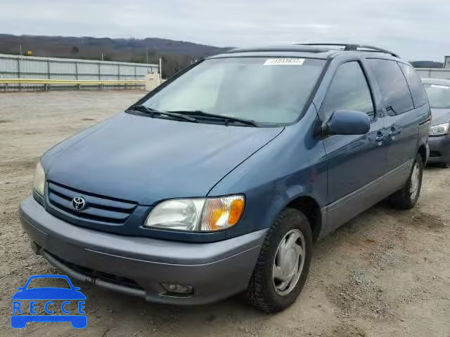 2002 TOYOTA SIENNA LE/ 4T3ZF13C62U483428 зображення 1