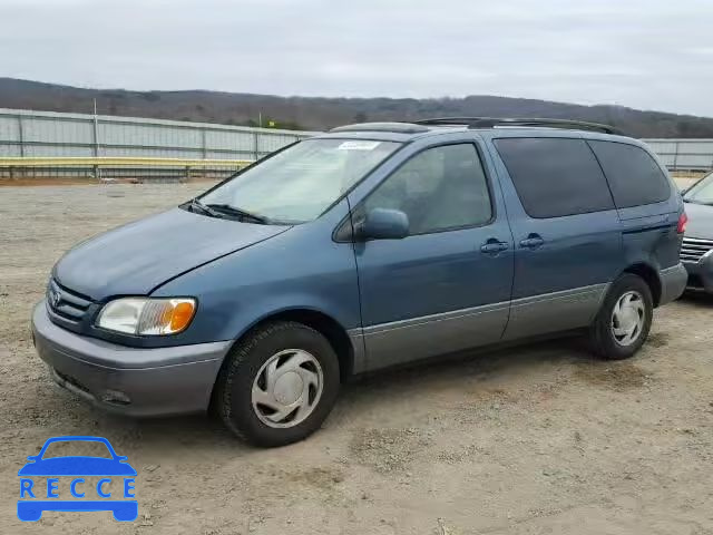 2002 TOYOTA SIENNA LE/ 4T3ZF13C62U483428 зображення 8