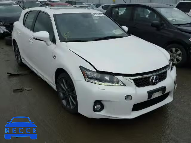 2012 LEXUS CT200H JTHKD5BHXC2080914 image 0