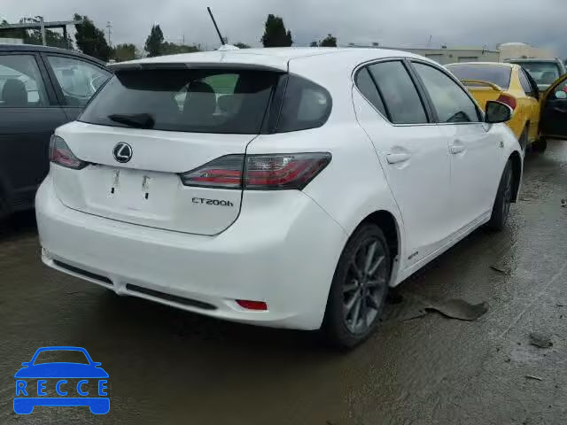 2012 LEXUS CT200H JTHKD5BHXC2080914 зображення 3