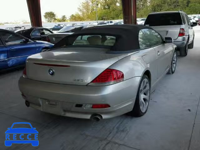 2006 BMW 650I WBAEK13446CN77851 зображення 3