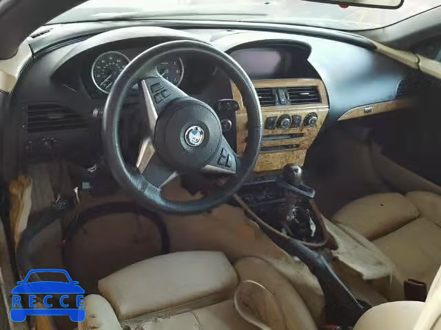 2006 BMW 650I WBAEK13446CN77851 зображення 8