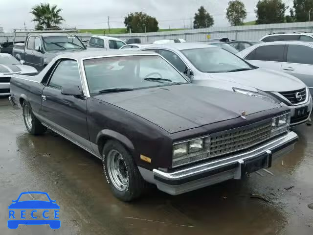 1987 CHEVROLET EL CAMINO 3GCCW80H1HS913208 зображення 0