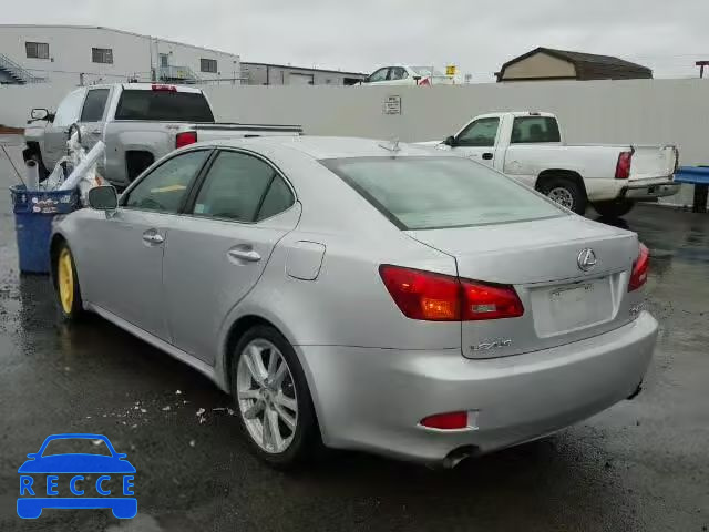 2007 LEXUS IS 250 JTHBK262075038928 image 2