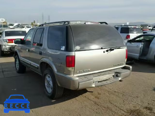 2000 CHEVROLET BLAZER 1GNDT13W4YK170772 image 2