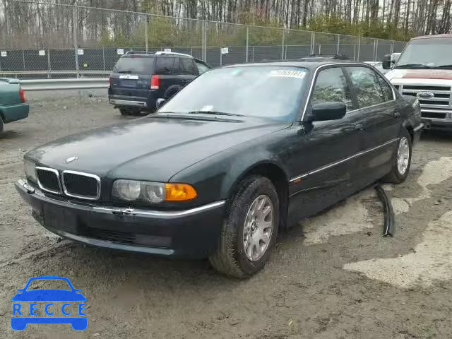 2000 BMW 740IL WBAGH8344YDP15756 image 1