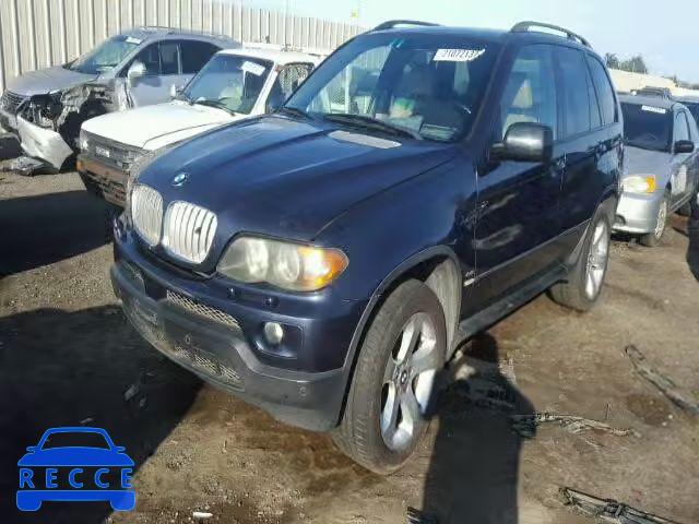 2005 BMW X5 4.4I 5UXFB53545LV10980 зображення 1