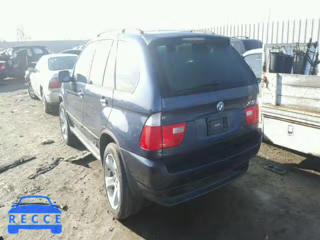 2005 BMW X5 4.4I 5UXFB53545LV10980 зображення 2