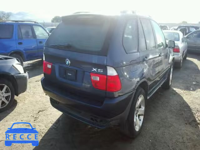 2005 BMW X5 4.4I 5UXFB53545LV10980 зображення 3