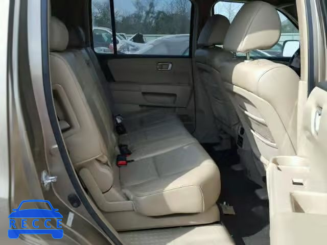 2009 HONDA PILOT EXL 5FNYF38699B001660 image 5