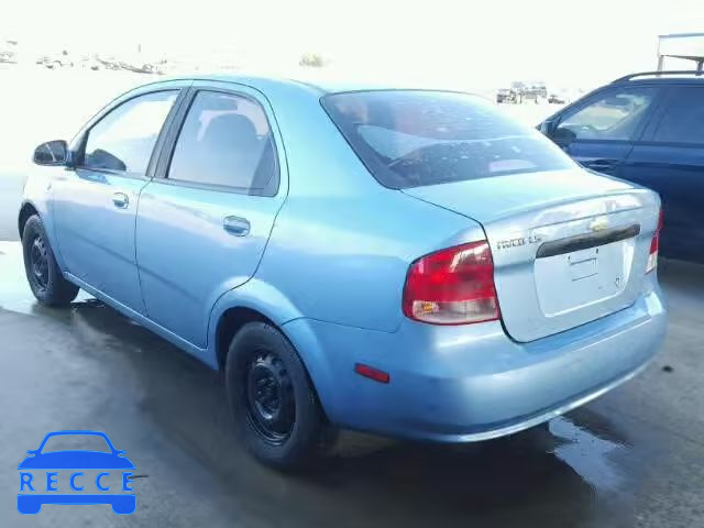 2005 CHEVROLET AVEO/LS KL1TD526X5B449446 image 2