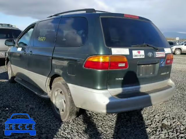 1999 TOYOTA SIENNA LE/ 4T3ZF13C9XU114294 зображення 2