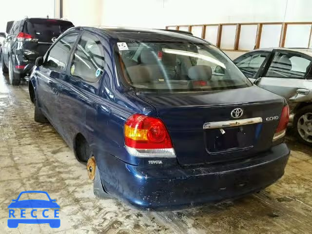 2003 TOYOTA ECHO JTDAT123930314114 image 2