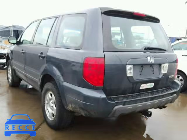 2003 HONDA PILOT LX 2HKYF18153H586531 image 2