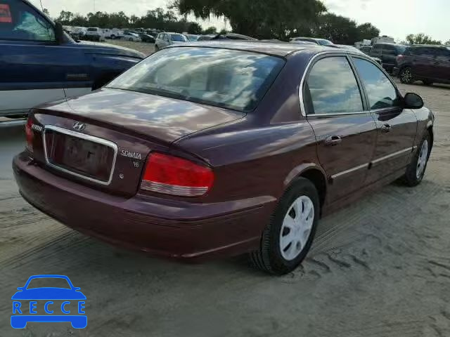 2004 HYUNDAI SONATA GL KMHWF25H94A039507 image 3