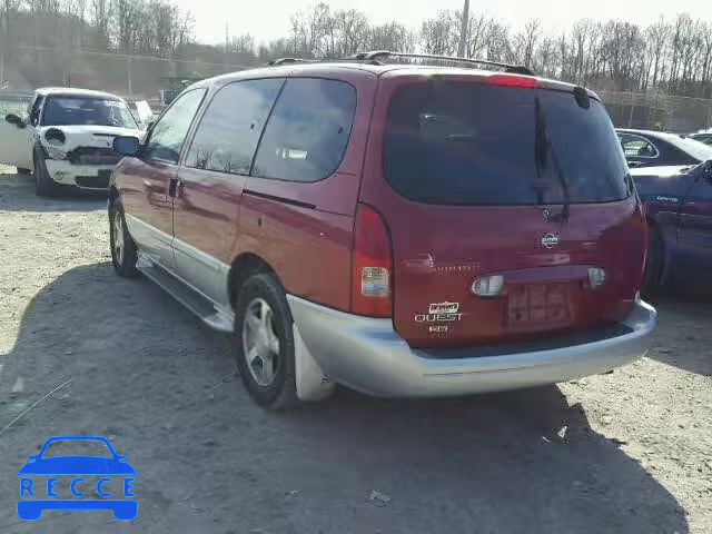 2002 NISSAN QUEST SE 4N2ZN16T72D801064 image 2