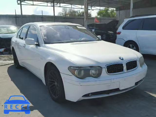 2004 BMW 745I WBAGL63494DP71723 зображення 0