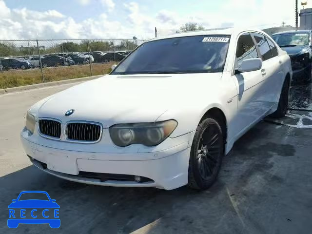 2004 BMW 745I WBAGL63494DP71723 зображення 1