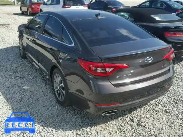 2015 HYUNDAI SONATA SPO 5NPE34AF2FH213163 image 2