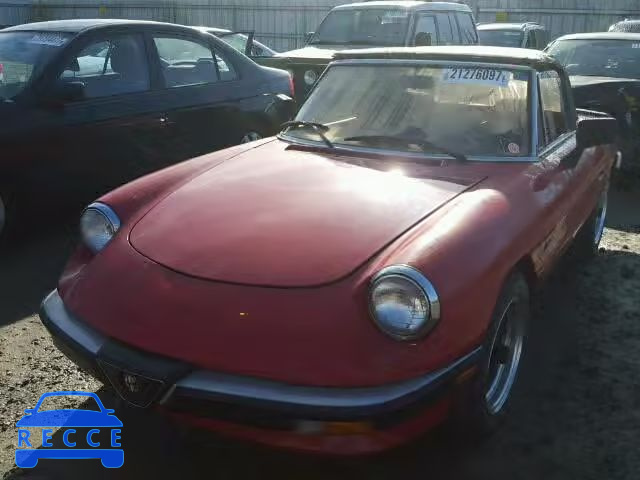 1986 ALFA ROMEO SPIDER VEL ZARBA541XG1043860 зображення 1