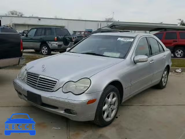 2002 MERCEDES-BENZ C240 WDBRF61J42F182722 image 1