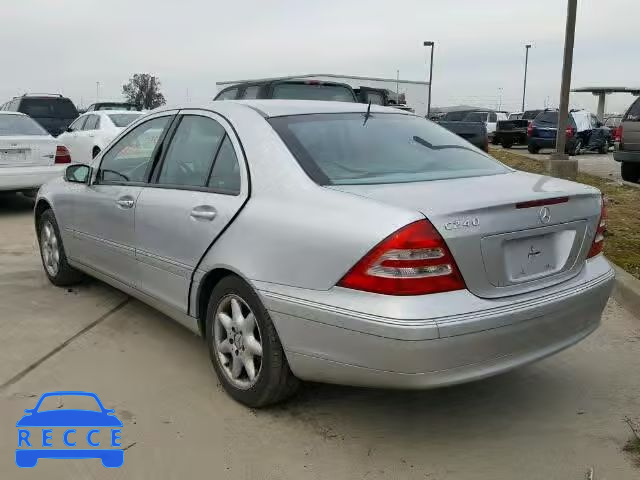 2002 MERCEDES-BENZ C240 WDBRF61J42F182722 image 2