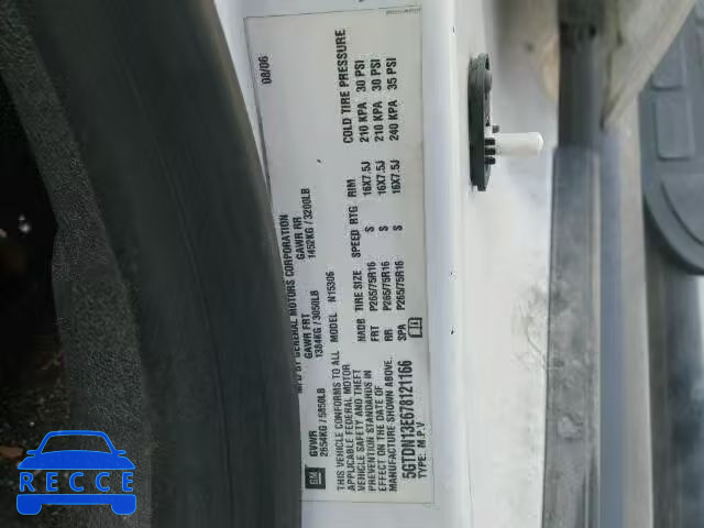 2007 HUMMER H3 SUV 5GTDN13E678121166 image 9