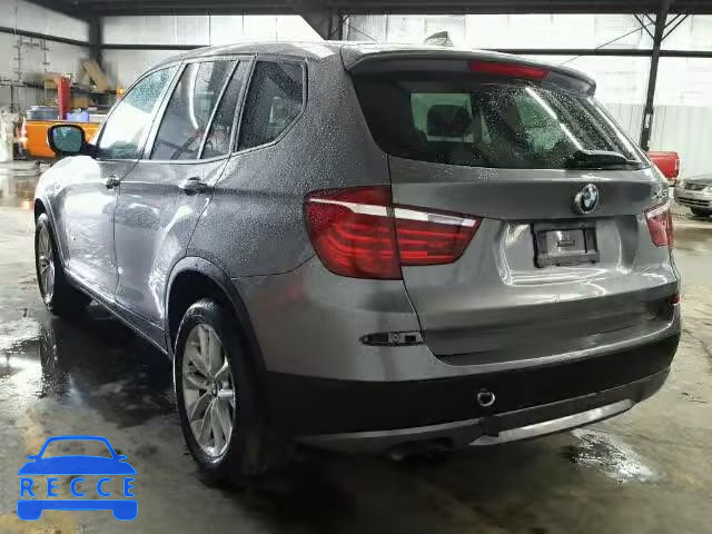 2013 BMW X3 XDRIVE2 5UXWX9C57D0A15197 зображення 2