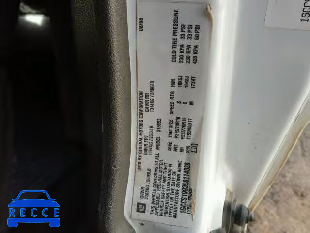 2009 CHEVROLET COLORADO 1GCCS199398114328 зображення 9