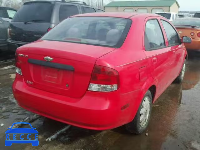 2004 CHEVROLET AVEO LS KL1TJ52684B236129 image 3