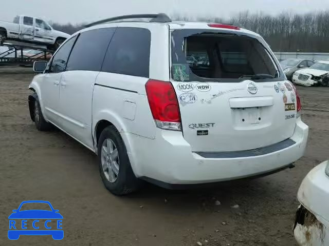 2006 NISSAN QUEST S/SE 5N1BV28U96N106192 image 2