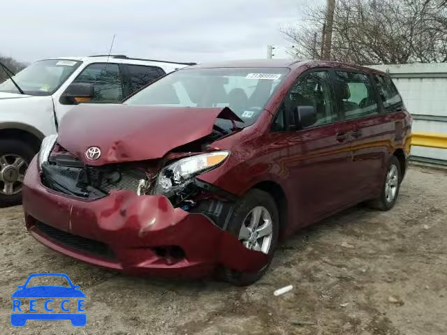 2014 TOYOTA SIENNA 5TDZK3DC2ES500477 image 1