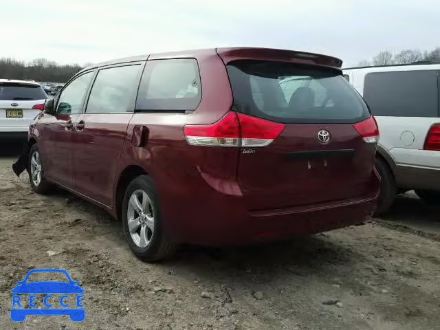 2014 TOYOTA SIENNA 5TDZK3DC2ES500477 image 2