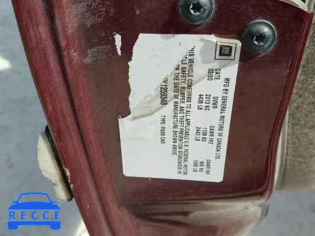 2000 CHEVROLET LUMINA 2G1WL52JXY1259348 зображення 9