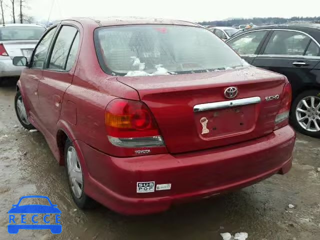 2005 TOYOTA ECHO JTDBT123X50351860 image 2
