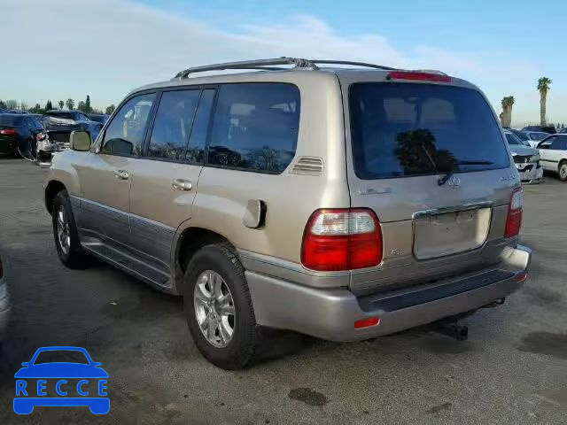 2001 LEXUS LX 470 JTJHT00W013507377 image 2