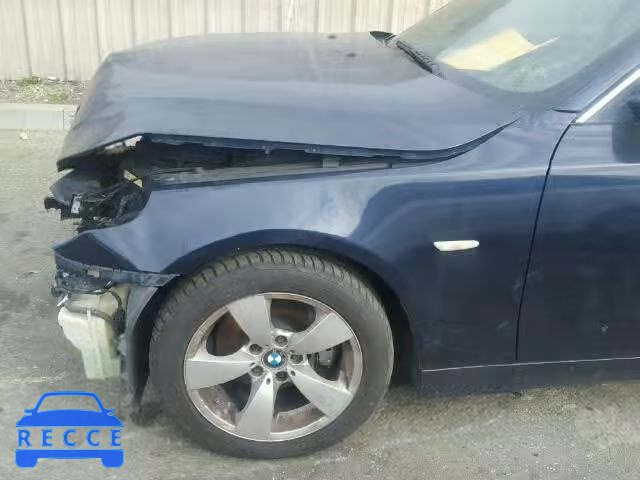 2007 BMW 525I WBANE53587CW61163 зображення 8