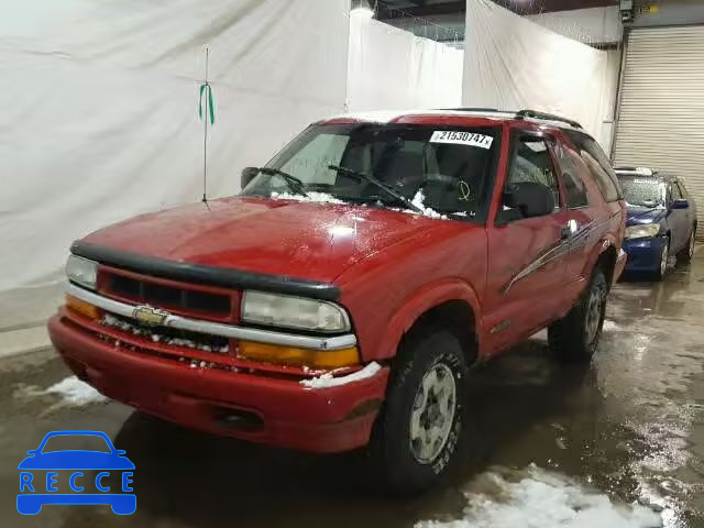 2002 CHEVROLET BLAZER 1GNCT18WX2K176832 зображення 1